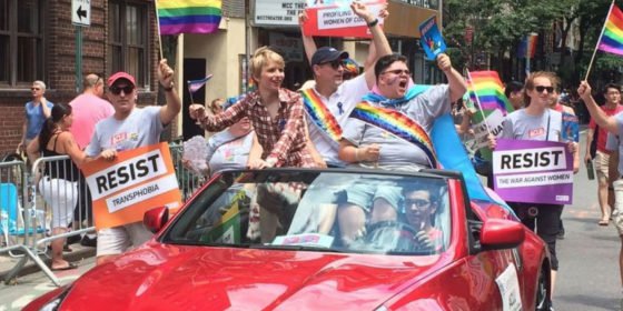 Chelsea Manning at New York City Pride