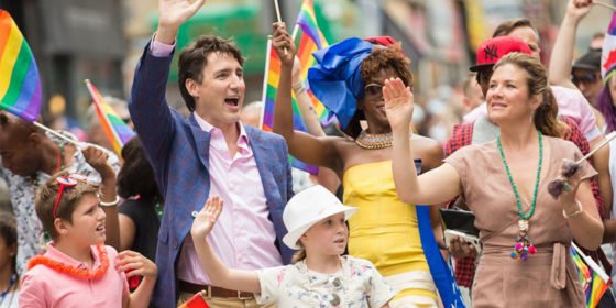 Justin Trudeau wore Muslim socks to Toronto Pride