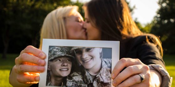 This is a story of how lesbian soldiers fell in love