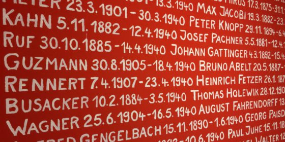 Memorial to murdered gay men in Nazi Germany