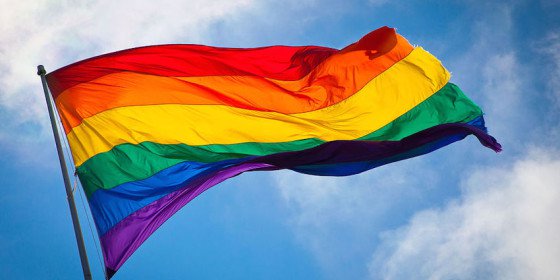 This rainbow flag is pretty gay