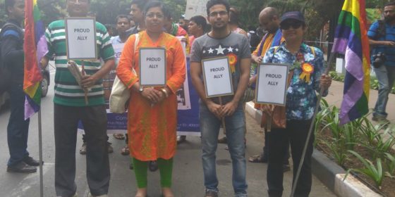 Some participants at Pune Pride. Photo: Facebook