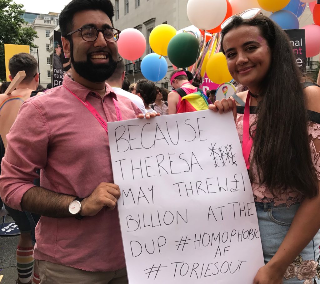Young People march for equality at London Pride