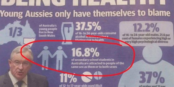 The Daily Telegraph's offending infographic. Photo: Pauline Pantsdown