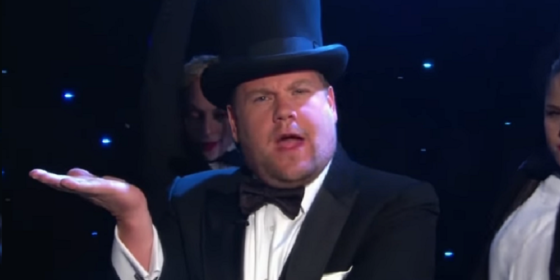 James Corden honors trans troops with a song