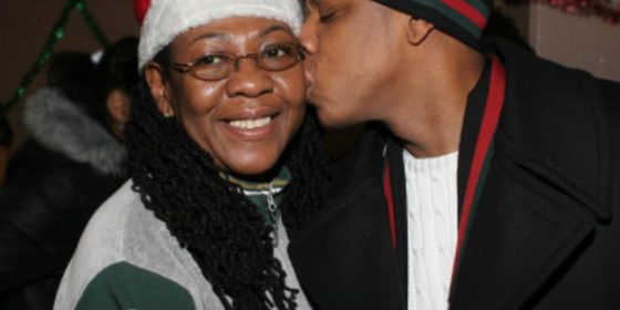 Gloria Carter with her son Jay-Z.