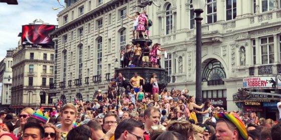 Pride in London: One couple has gathered LGBTI data from around the world to get to know the crowds better.