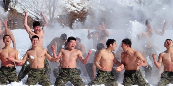 South Korean armed forces soldiers in cold weather training. Photo: Republic of Korea MND.