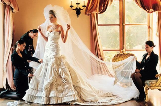 Melania Trump wedding dress