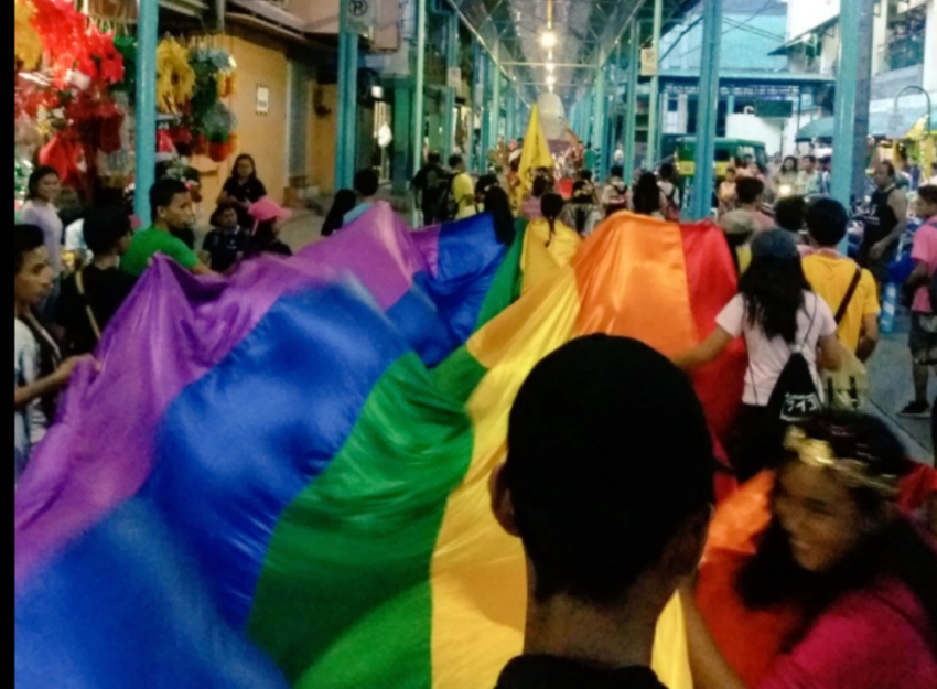 Pride parade in Marikina City, Philippines. Photo: Twitter via @queeringryan