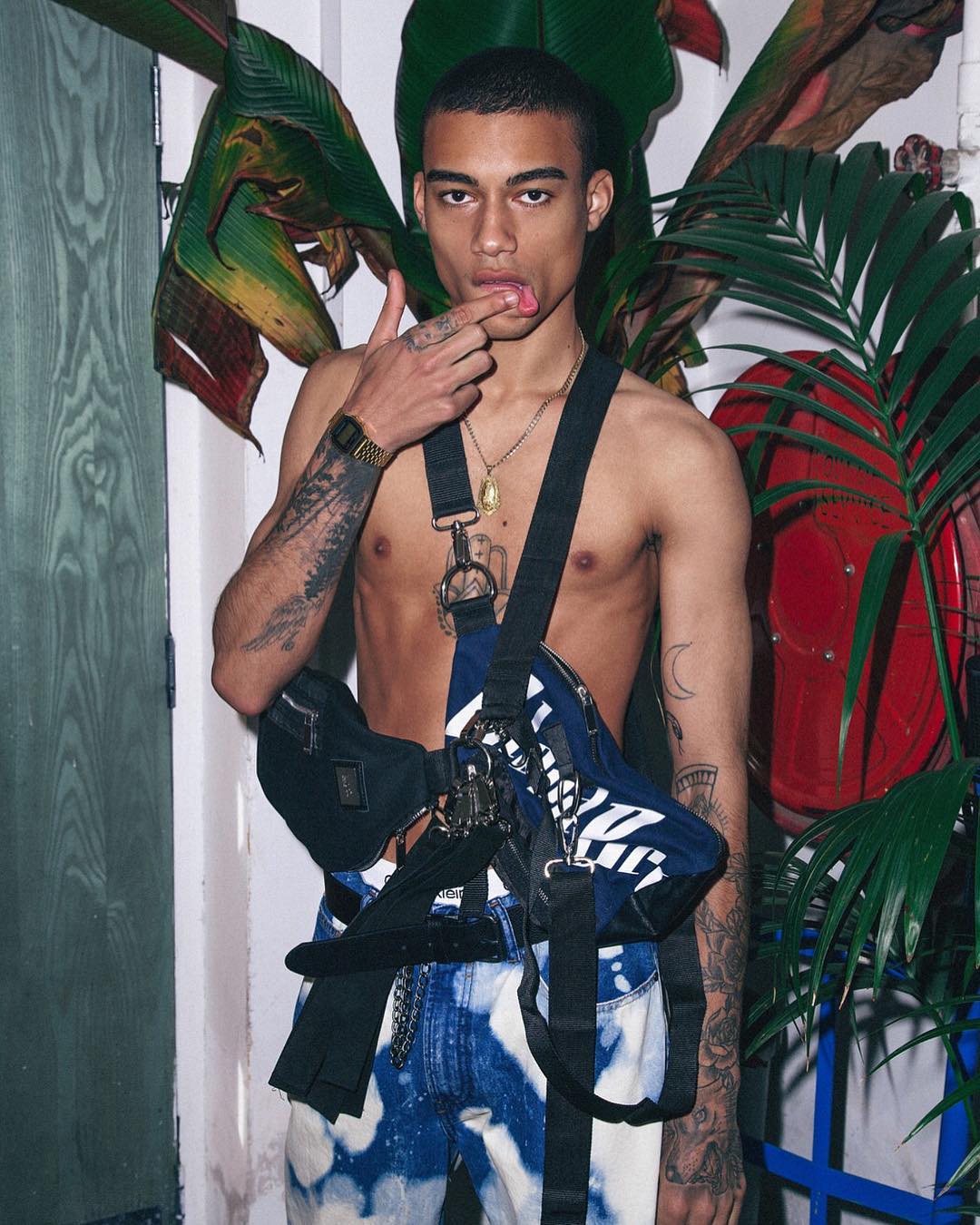 'From Coitus Magazine Issue 9 🙊🌴' | Photo: Instagram @reeceking_