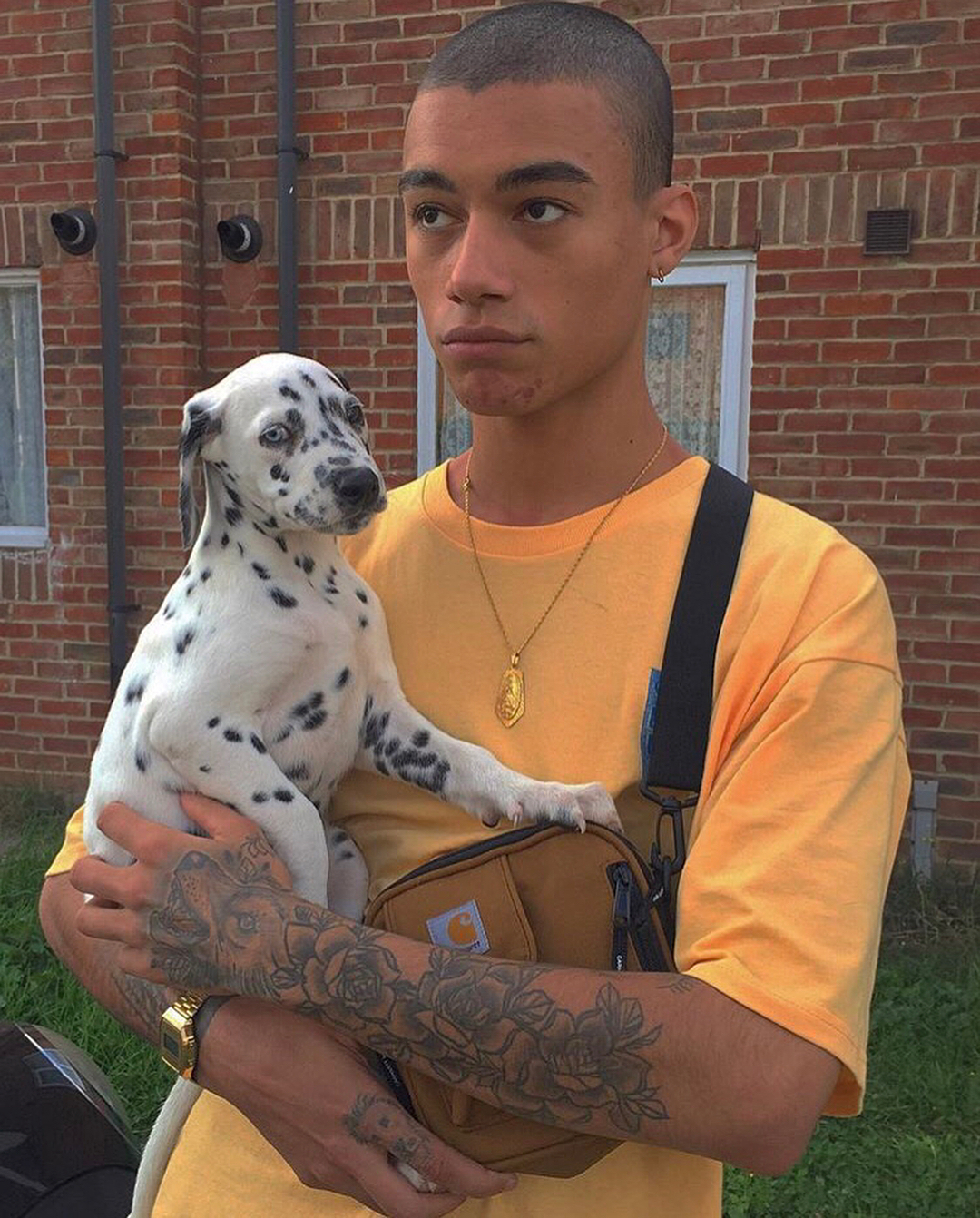 Reece King with his dog Suko | Photo: Instagram @reeceking_