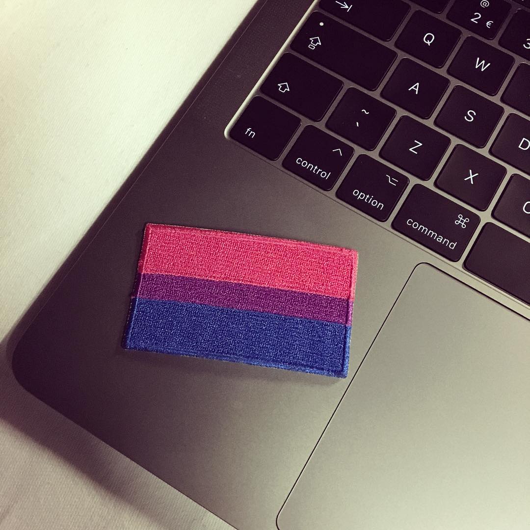 Wherever I go, this comes with me. It reminds me of the importance of my sexuality but also the pride I have in being an openly bisexual male' | Photo: Instagram @shillibier