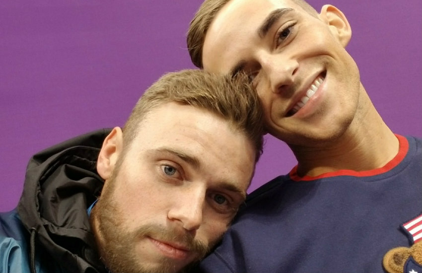 Gus Kenworthy and Adam Rippon