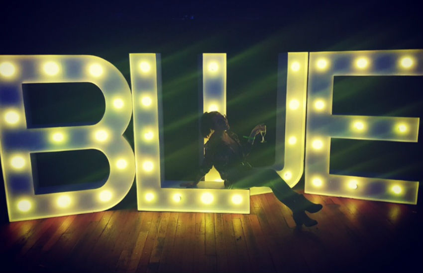 Kayley at npower's Blue Goes Green event