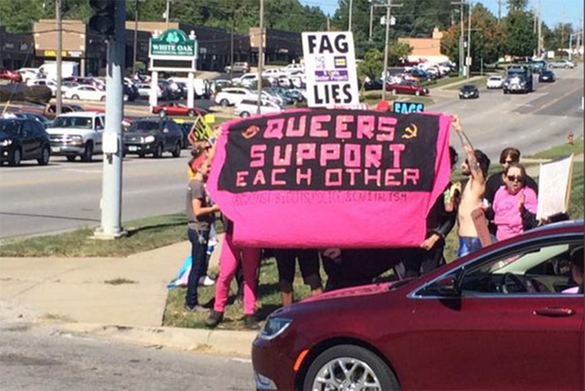 The Westboro Baptist Church were run out of town by high school students