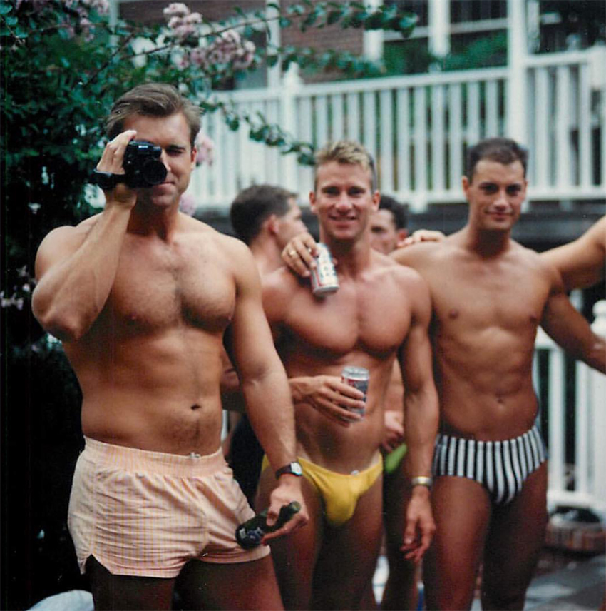 Pool party during HotLanta in Atlanta, August 1992 