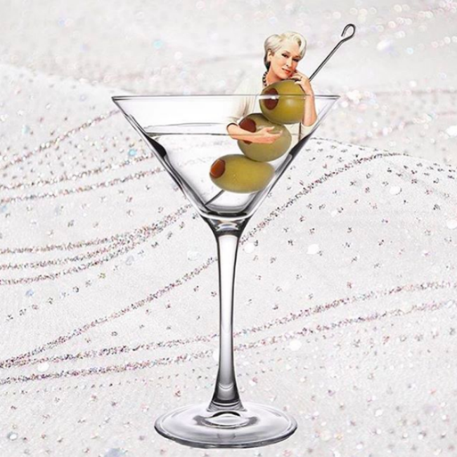 Meryl in a martini