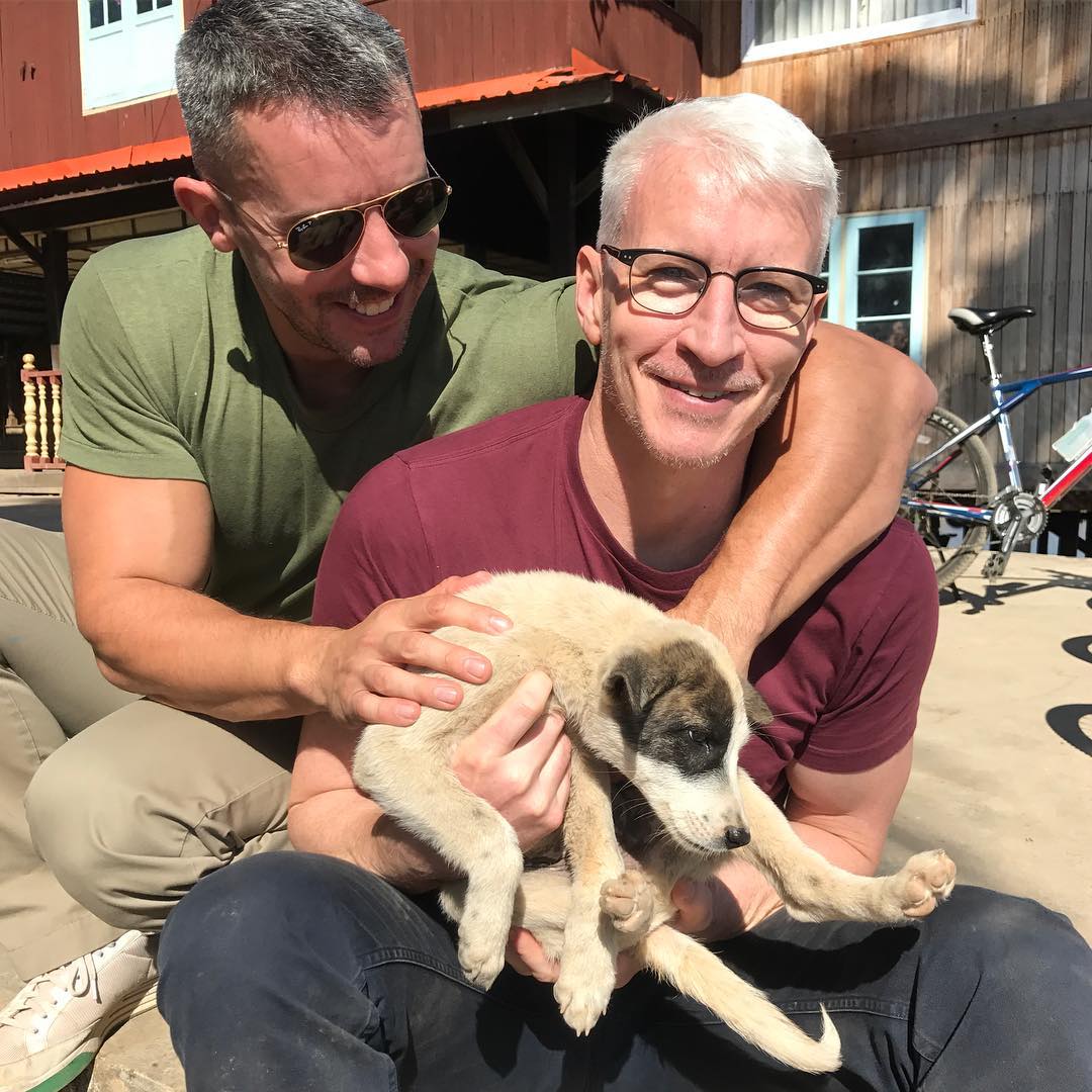 Anderson Cooper and Benjamin Maisani in Myanmar