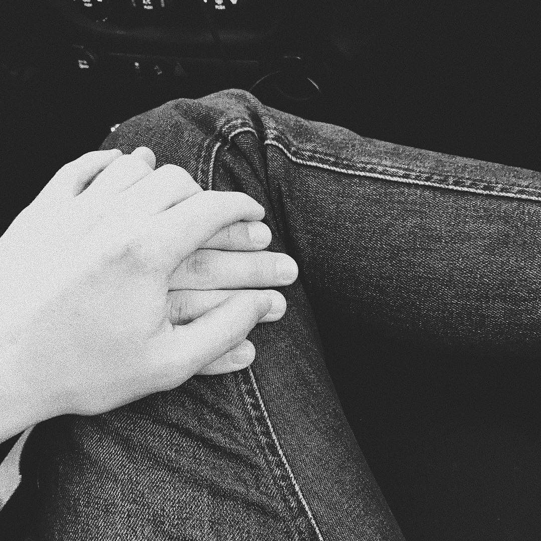 Kevin McHale's Instagram post holding hands.