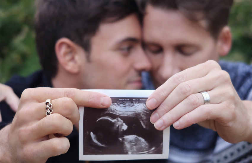 Tom Daley, Dustin Lance Black announced they were to become parents on Twitter
