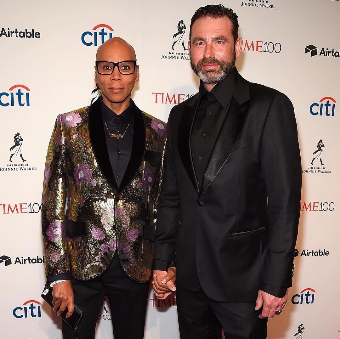 RuPaul and Georges LeBar at the gala