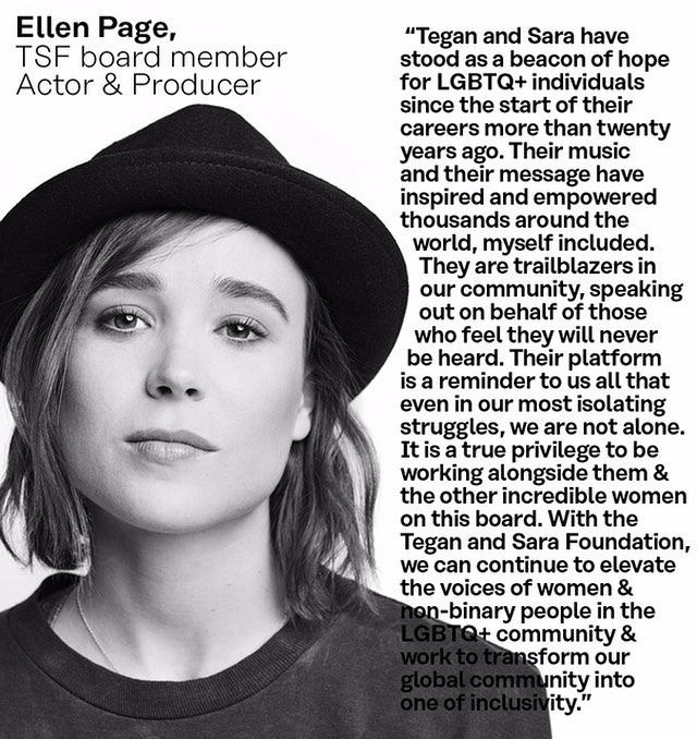 Ellen Page's announcement
