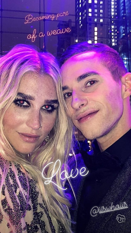 Adam Rippon and Kesha