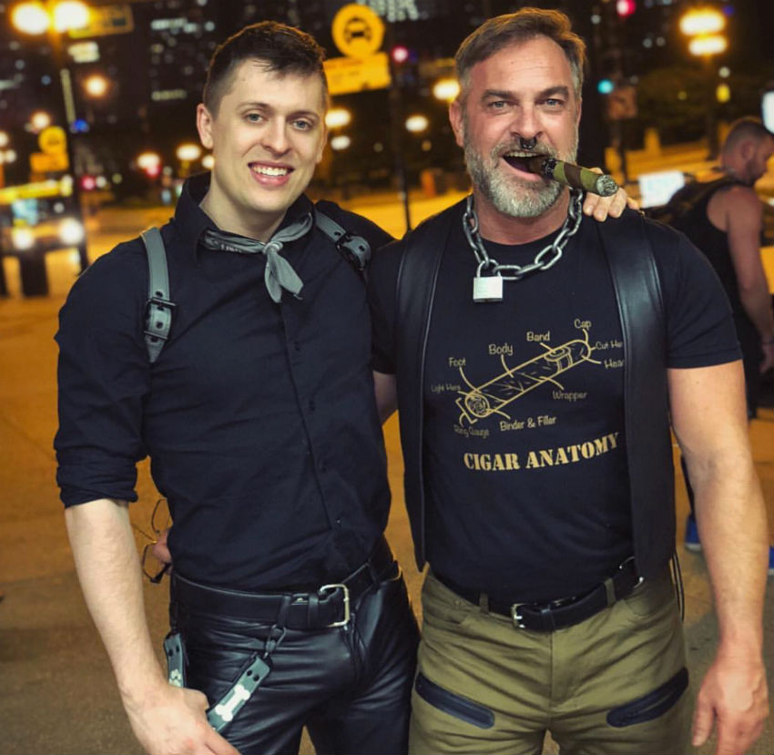 Leather lovers at International Mr Leather