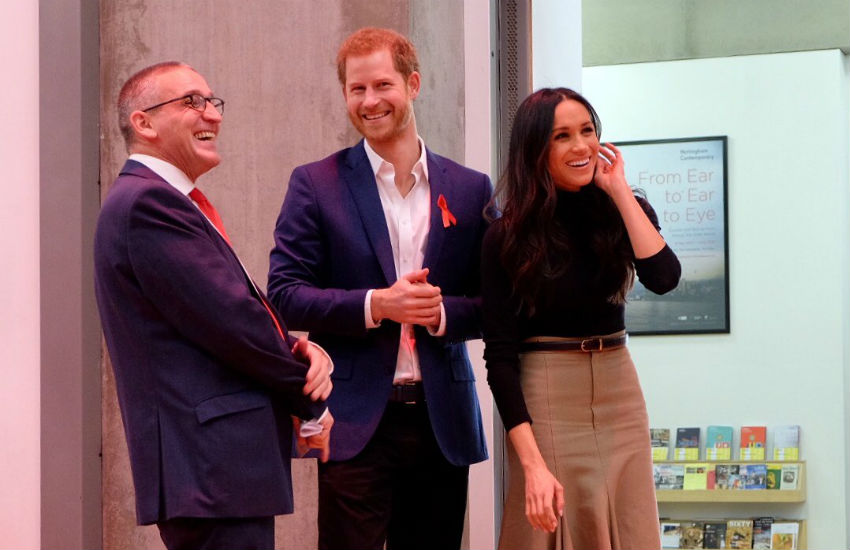 Prince Harry and Meghan Markle at World AIDS Day event