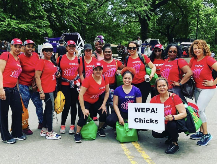 Women at AIDS Walk NYC 2018