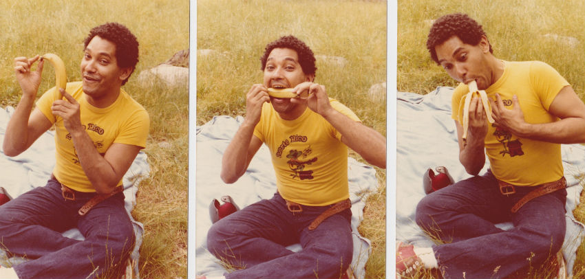 Julio at a picnic at Bear Mountain, 1982 
