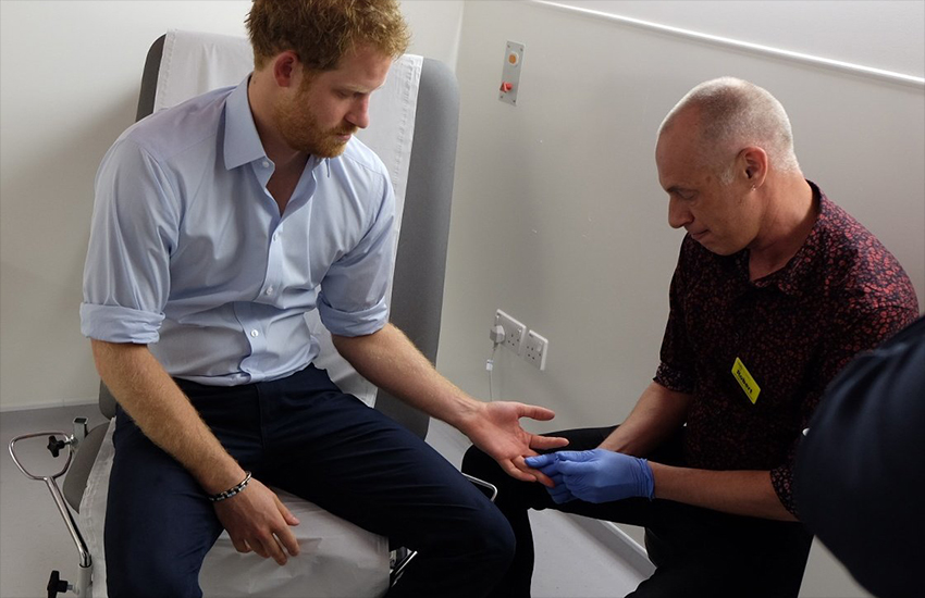 Prince Harry made headlines when he allowed himself to be filmed taking at HIV test at a sexual health clinic in London earlier this month