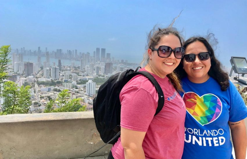 Laura and supportive girlfriend Brandy | Photo: Supplied / Laura Vargas