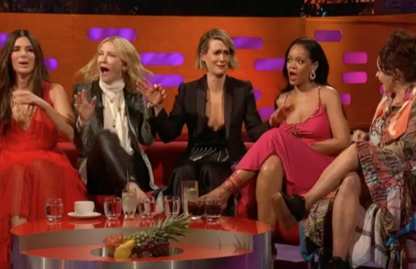 Sandra Bullock, Cate Blanchett, Sarah Paulson, Rihanna and Helena Bonham Carter