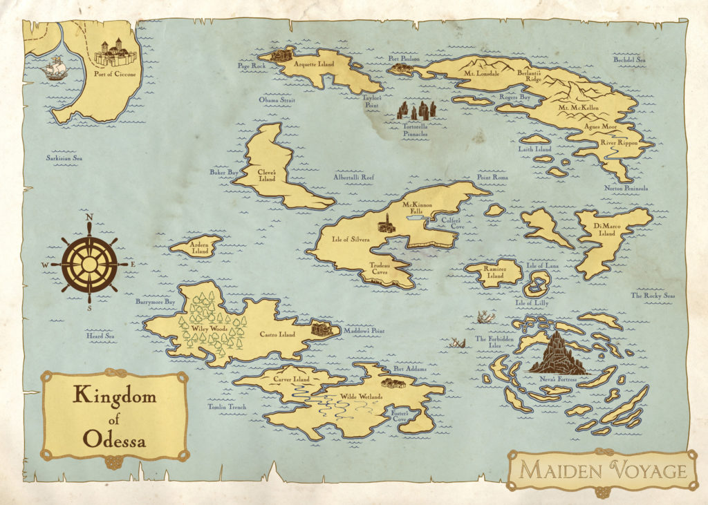 Map in Maiden Voyage