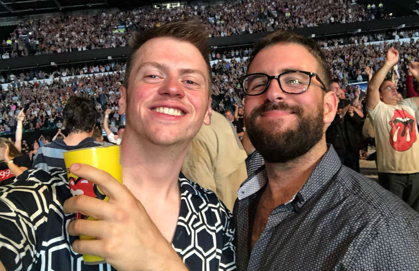 Phil and Nate at a recent Rolling Stones concert