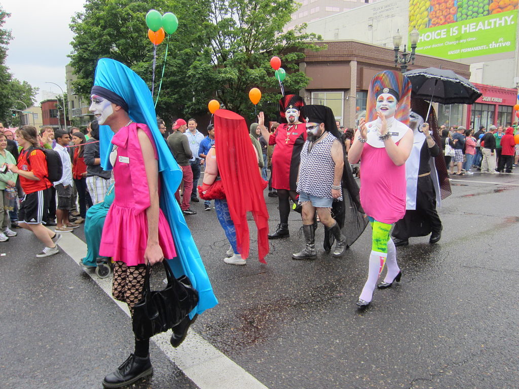 Marchers at Pride Northwest in Portland in 2014