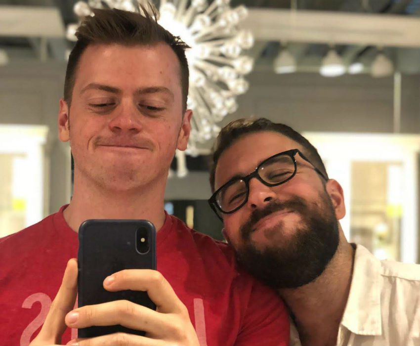 Nate and Phil post cute selfie together