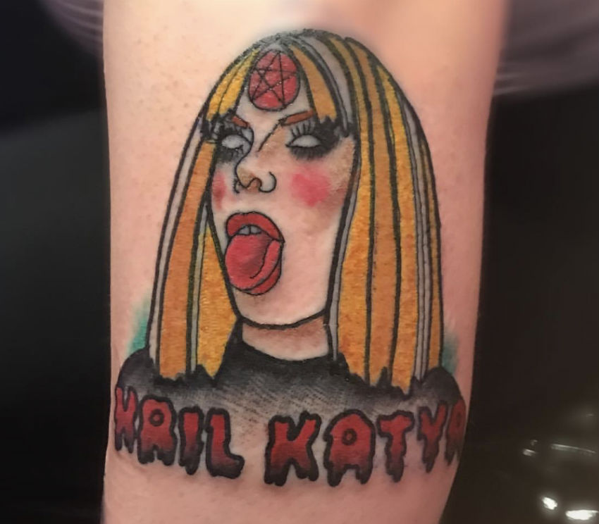 Katya tattoo on @natalei_ by @flanderztattoo 