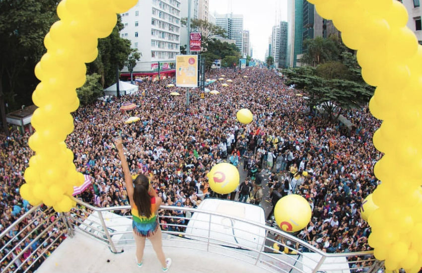 Singer Anitta performs for Sao Paulo Pride 2018 