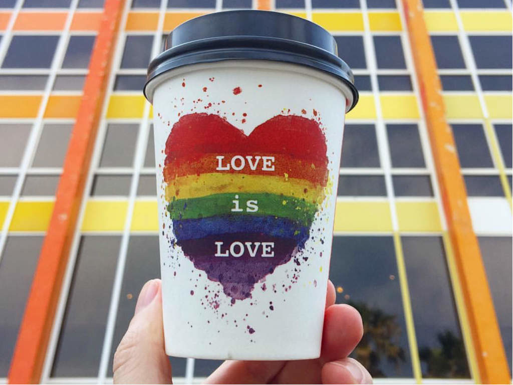 A 'Love is Love' mug