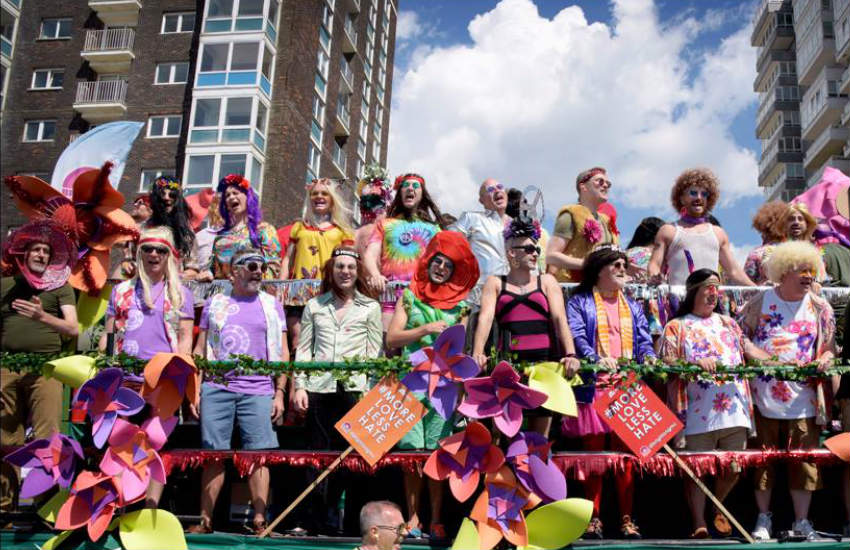 A float at 2017 Brighton and Hove Pride