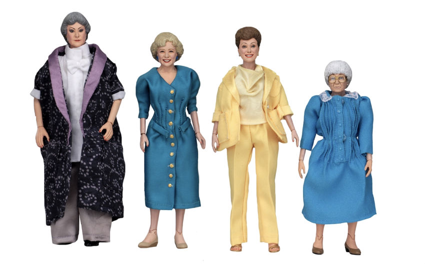 Dorothy, Rose, Blanche and Sofia - the Golden Girls dolls