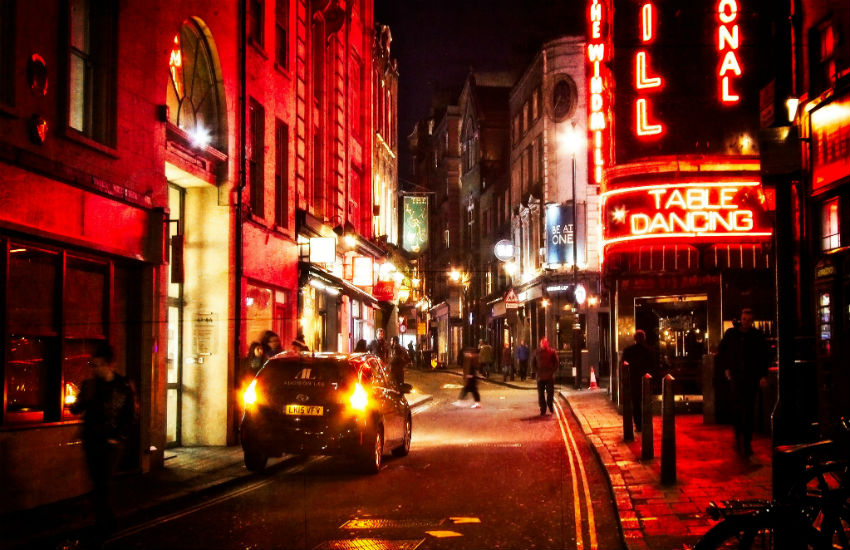 Soho in London was previously known for being one of London's red light distr