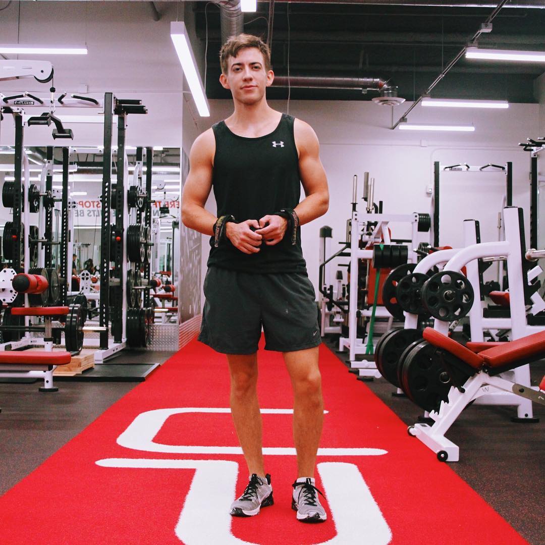 Kevin McHale at the gym