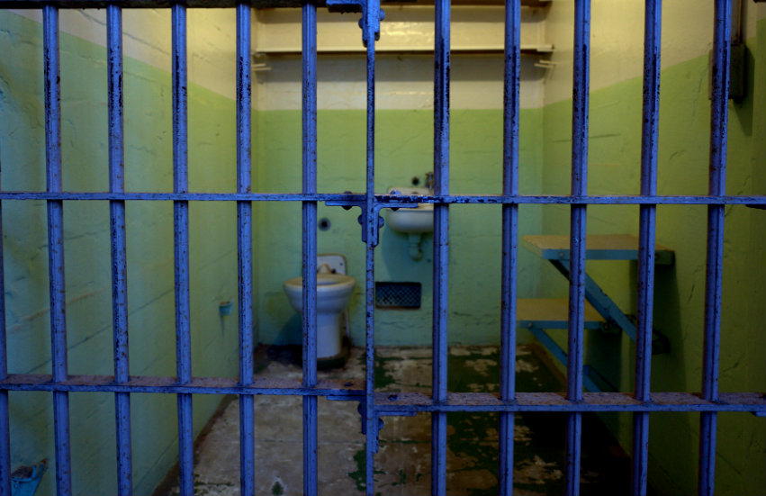 A jail cell