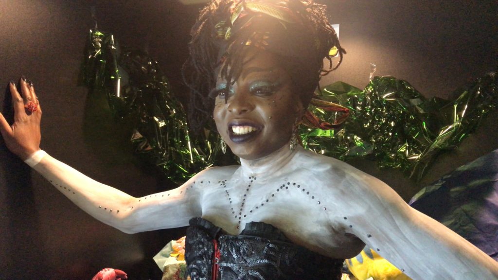 Drag queen Son of a Tutu in full Little Mermaid costume for National Maritime Museum event | Photo: Gay Star News YouTube