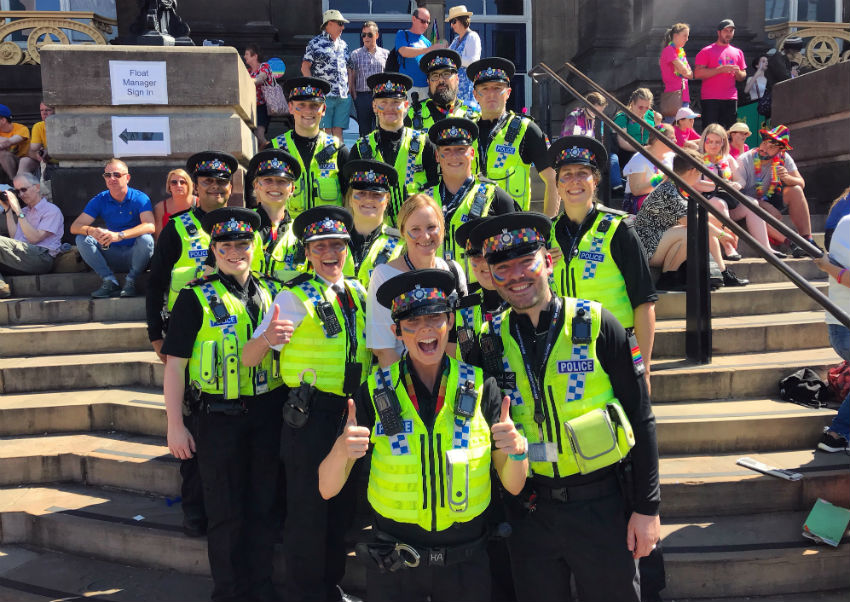 Happy Pride from Leeds Police 