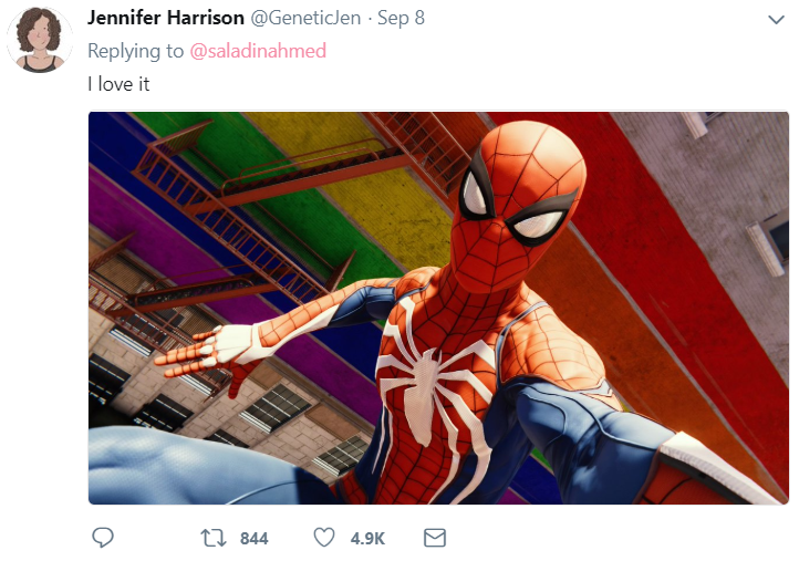 Spider-Man tweet